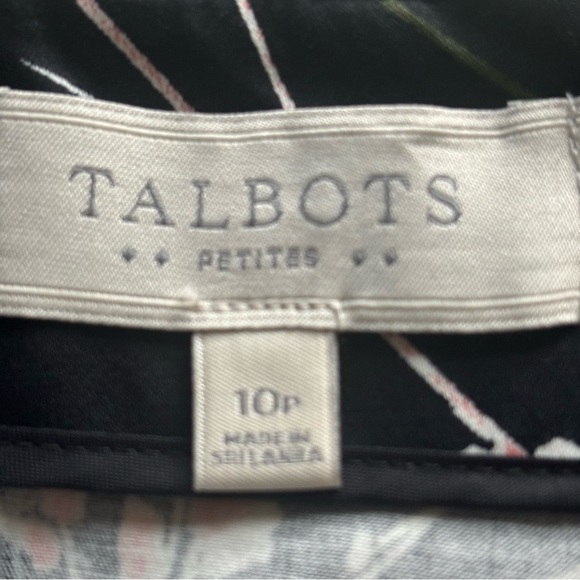 Talbots Colorful Floral Lightweight Pencil Skirt, Size 10 Petite - Picture 7 of 9